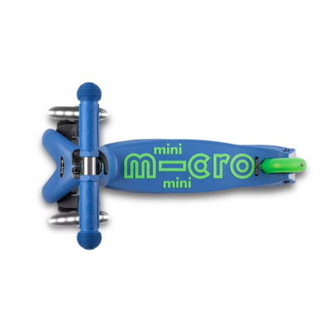 Micro hulajnoga Mini DELUXE LED Crystal Blue - Galeria zdjęcie 4