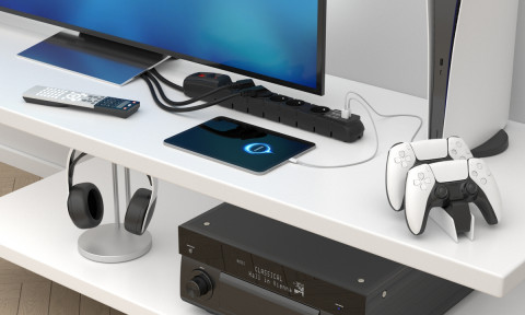 Listwa przeciwprzepięciowa Acar S6 USB A+C (szybka ładowarka) 1,5m ; czarny - Galeria zdjęcie 6