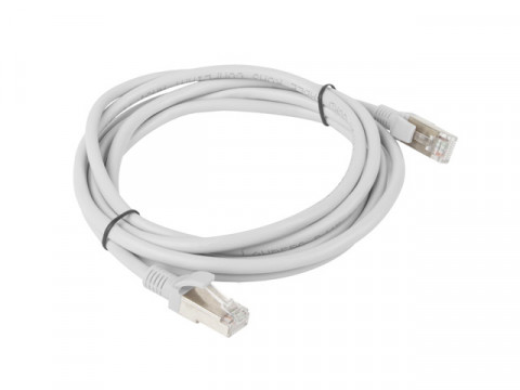 Lanberg Patchcord RJ45, kat. 5e, FTP, 2m, szary - Galeria zdjęcie 2