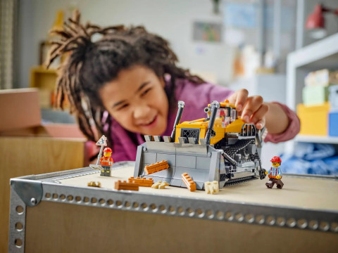 LEGO CITY 60466 BIG VEHICLES YELLOW BULLDOZER WITH FRONT LOADER - Galeria zdjęcie 7