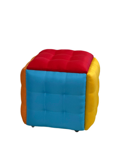 Puf-transformator 5w1 - 5 taboretów w 1 pufie multicolor - Galeria zdjęcie 6