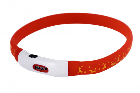 HILTON LED Obroża Silikonowa 1,4x0,8x40cm z USB dla psa - Galeria zdjęcie 3
