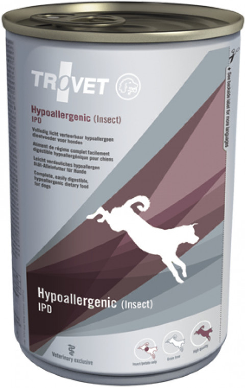 TROVET Hypoallergenic IPD z owadami - mokra karma dla psa - 6x400g - Galeria zdjęcie 1