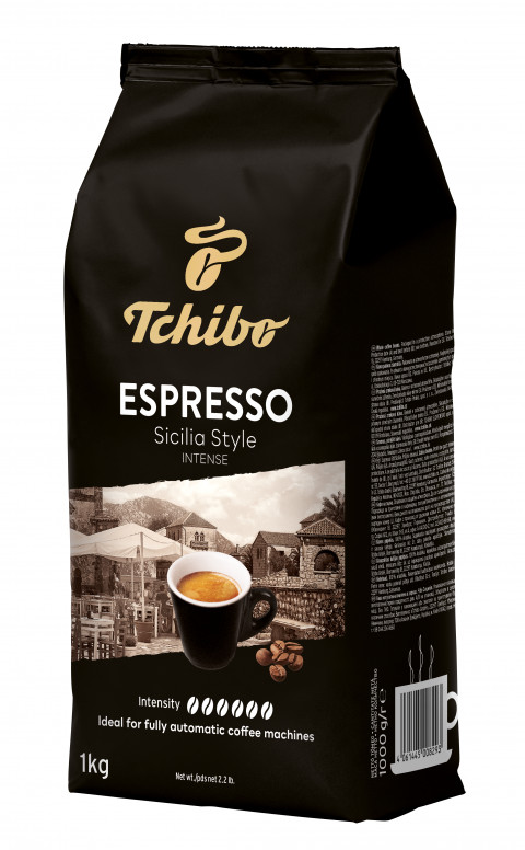 Kawa Ziarnista Tchibo Espresso Sicilia Style 1KG - Galeria zdjęcie 1