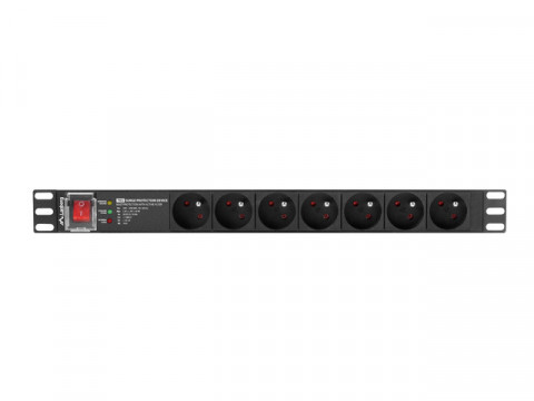 LANBERG LISTWA ZAS. RACK 19" (1U, 16A, 7X 230V PL) - Galeria zdjęcie 4