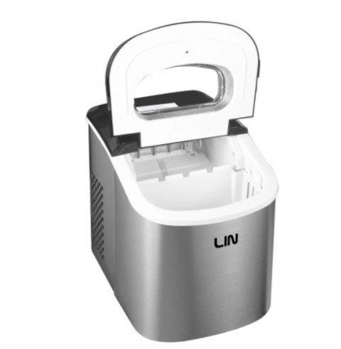 Kostkarka do lodu LIN ICE PRO-S12 srebrna - Galeria zdjęcie 4