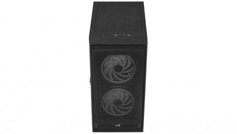Obudowa AEROCOOL PGS GRAPHITE-G-BK-v2 FRGB czarna - Galeria zdjęcie 10