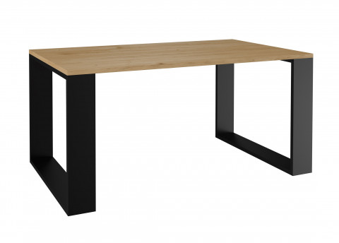 Stolik ława MODERN 90x58xH50 artisan/czarny - Galeria zdjęcie 1