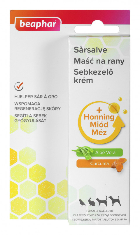 BEAPHAR Wound ointment - maść przyśpieszająca gojenie ran - 30ml - Galeria zdjęcie 2