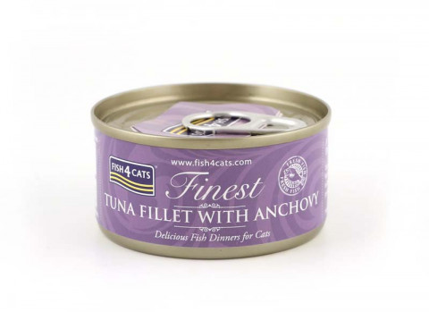FISH4CATS Tuńczyk z anchois - mokra karma dla kota - 70g - Galeria zdjęcie 1