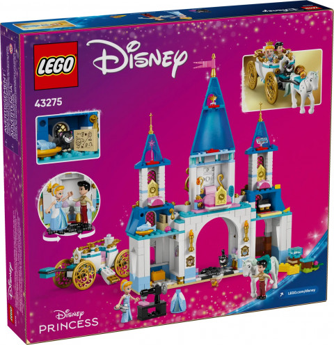 LEGO DISNEY PRINCESS 43275 Zamek Kopciuszka i kareta - Galeria zdjęcie 2