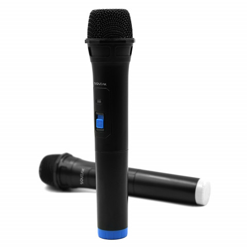 SQUEAK ZESTAW MIKROFONÓW KARAOKE VOCALDUO SQ1007 - Galeria zdjęcie 3