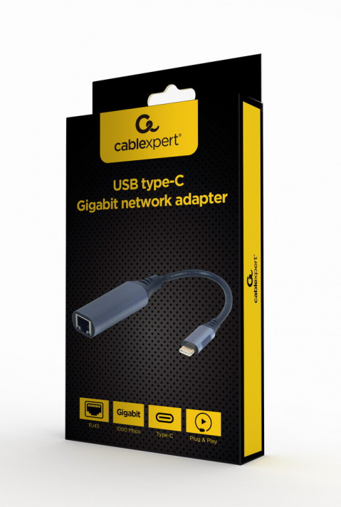 GEMBIRD ADAPTER USB-C -> LAN RJ45 GIGABIT - Galeria zdjęcie 5