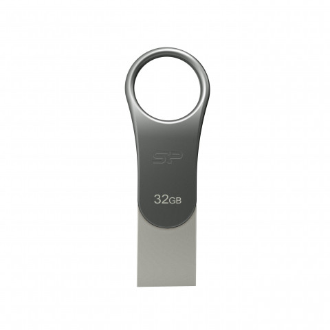 Silicon Power Mobile C80 32GB USB 3.1/Type-C Silver - Galeria zdjęcie 1