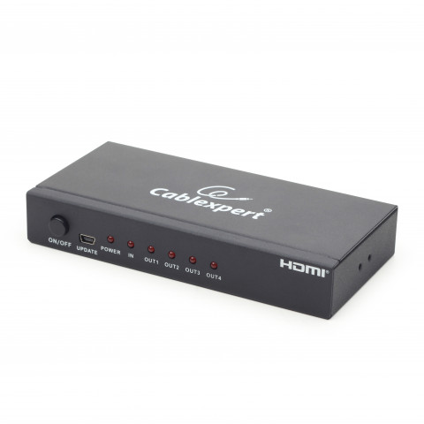 Gembird Video Splitter HDMI 4 porty, 1 Nadajnik -> 4 Odbiorniki - Galeria zdjęcie 1