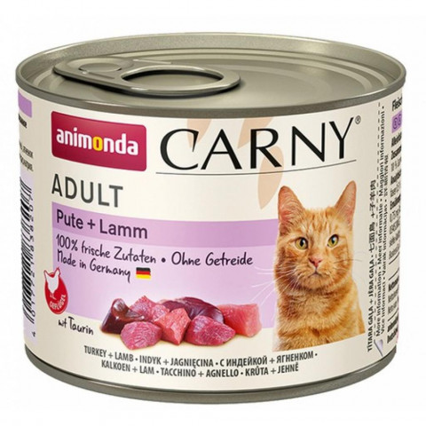 ANIMONDA Carny Adult Indyk i jagnięcina - mokra karma dla kota - 200g - Galeria zdjęcie 1