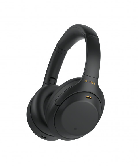 Słuchawki bezprzewodowe Sony WH1000XM4 czarne - Galeria zdjęcie 1