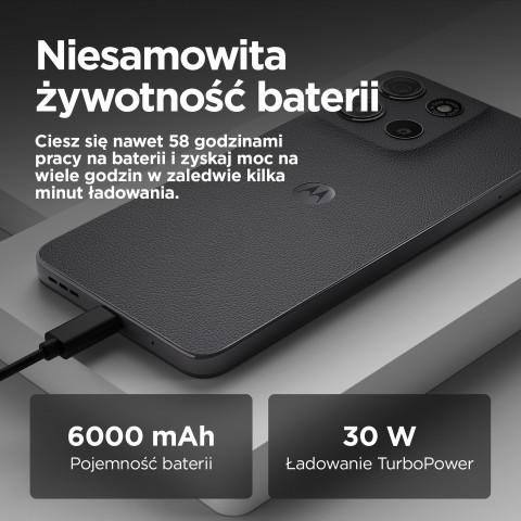 Smartfon Motorola Moto G15 Power 8/256GB Gravity Grey - Galeria zdjęcie 4