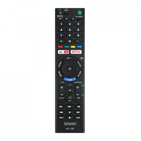 SAVIO PILOT UNIWERSALNY/ZAMIENNIK DO TV SONY RC-08 - Galeria zdjęcie 1