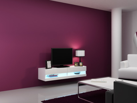 Zestaw meblowy VIGO NEW 13 biały/biały połysk - Galeria zdjęcie 2