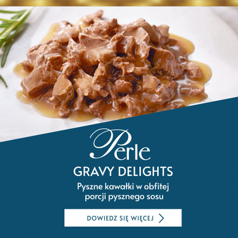 GOURMET Perle Gravy Delight Fileciki w smakowitym sosie - wołowina i kurczak - 4x85g - Galeria zdjęcie 3