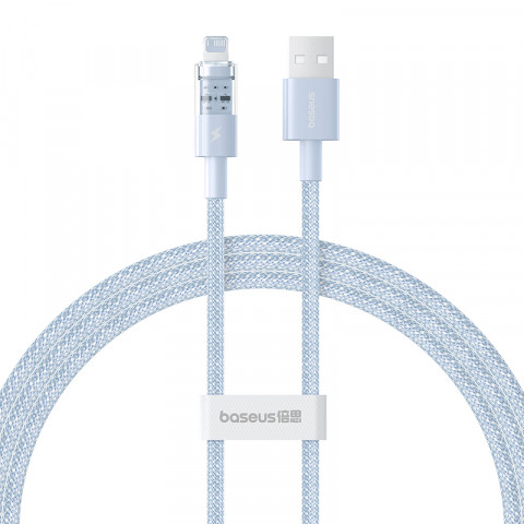 Kabel Baseus Gem 2.4A 1m (niebieski) - Galeria zdjęcie 1