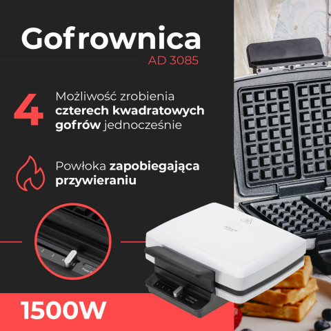 Gofrownica ADLER AD 3085 - Galeria zdjęcie 14