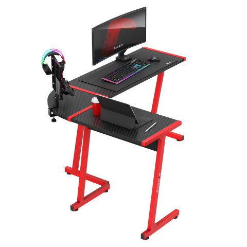 Biurko gamingowe Huzaro Hero 6.0 Red - Galeria zdjęcie 7