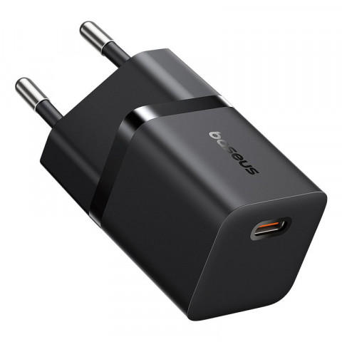 Ładowarka Baseus GaN5mini 1C 25W+kabel USB-C czarny - Galeria zdjęcie 2