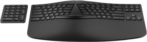 Klawiatura HP 960 Ergonomic Wireless Keyboard bezprzewodowa czarna 37E755AA - Galeria zdjęcie 4