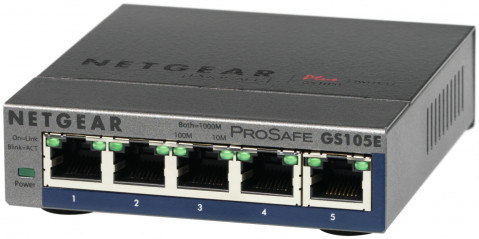 Switch Netgear GS105E-200PES 5p Unmanaged Gigabit - Galeria zdjęcie 2