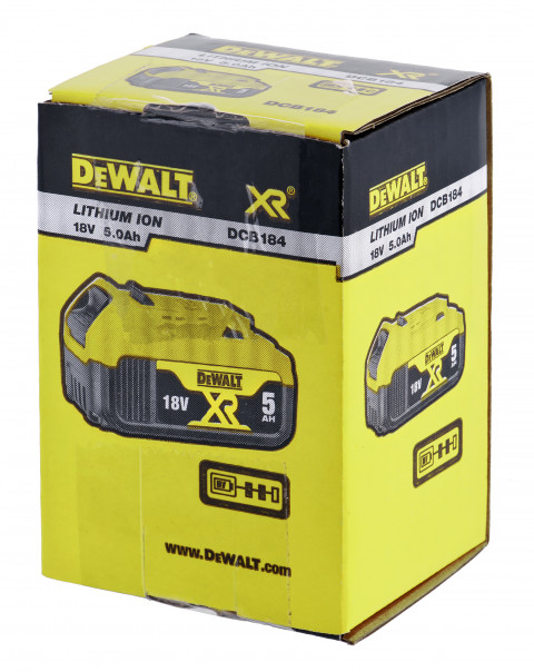 Akumulator DEWALT DCB184-XJ XR 18V 5,0Ah - Galeria zdjęcie 6