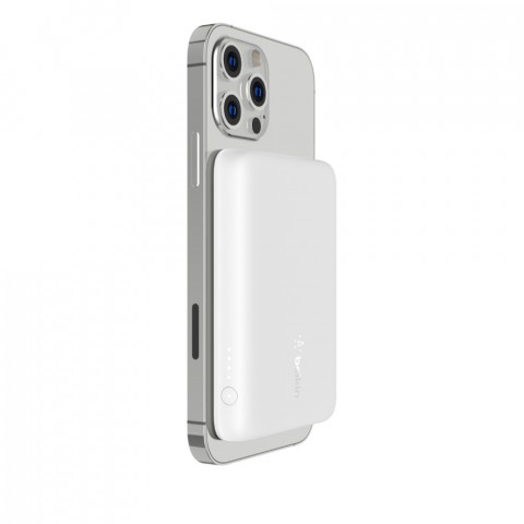 Powerbank bezprzewodowy Belkin BoostCharge Magnetic Wireless Power Bank 2.5K MagSafe Compatible 2500mAh White - Galeria zdjęcie 1