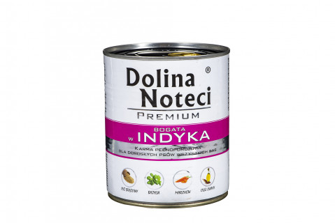 DOLINA NOTECI Premium bogata w indyka - mokra karma dla psa - 800 g - Galeria zdjęcie 1