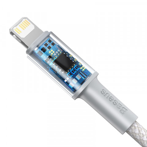 BASEUS KABEL USB-C DO LIGHTNING 20W, 5A, 1M(BIAŁY) - Galeria zdjęcie 4