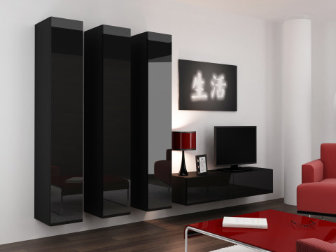 Zestaw meblowy VIGO 14 czarny/czarny połysk - Galeria zdjęcie 2