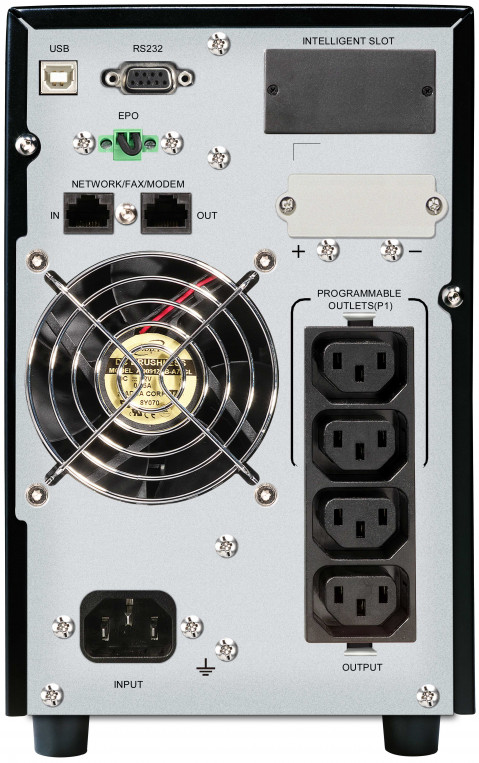 POWER WALKER UPS ON-LINE 1/1 FAZY 1500VA CG PF1 - Galeria zdjęcie 2