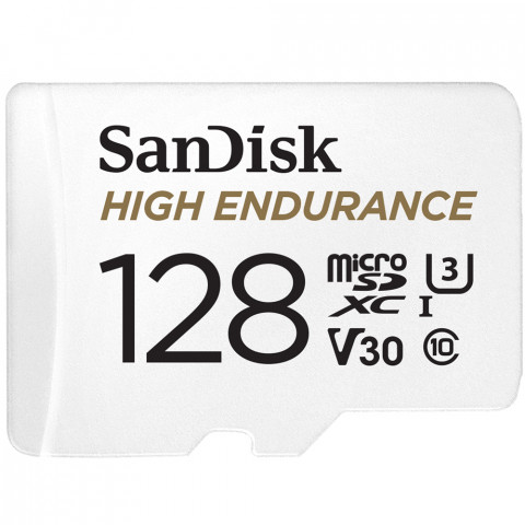 SANDISK High Endurance microSDXC 128GB V30 z adapterem - Galeria zdjęcie 1