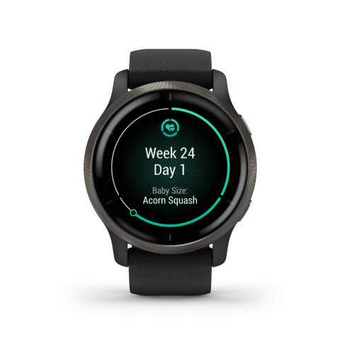 Zegarek Garmin Venu 2 (45 mm) Slate Stainless Steel Bezel / Black Case / Silicone Band - Galeria zdjęcie 48