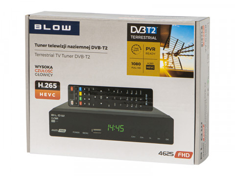 BLOW DEKODER TUNER DVB-T2 BLOW 4625FHD H.265 V2 - Galeria zdjęcie 2