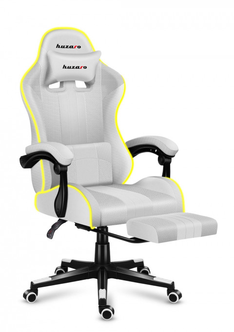 Fotel gamingowy Huzaro Force 4.7 RGB White - Galeria zdjęcie 7