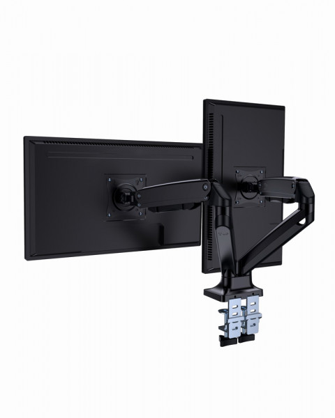GEMBIRD BIURKOWE RAMIĘ NA 2 MONITORY 17-35,DO 10KG - Galeria zdjęcie 9