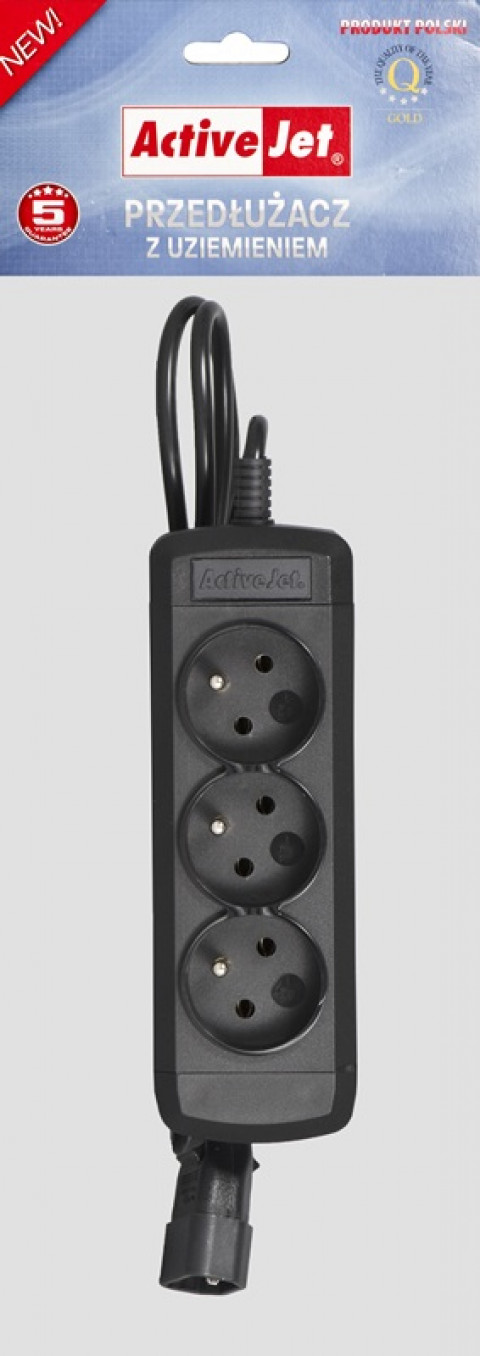 ActiveJet LISTWA COMBO 3Gn 1,5m IEC PRZEDŁUŻACZ - Galeria zdjęcie 4