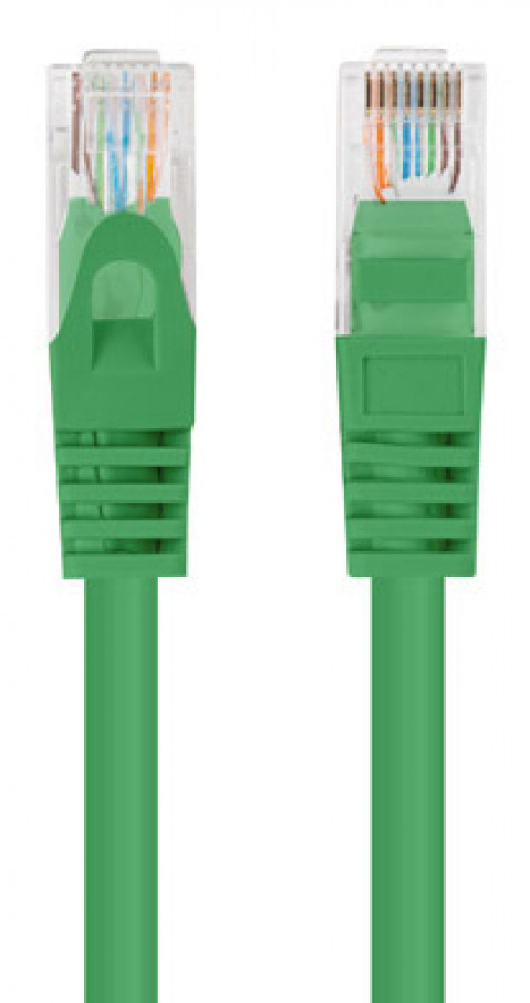 PATCHCORD KAT.6 UTP 3M ZIELONY FLUKE PASSED LANBERG 10-PACK - Galeria zdjęcie 2