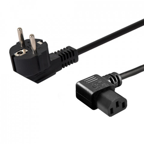 Savio kabel zasilający męski kątowy 1,2m cl-115 cl-115 - Galeria zdjęcie 1