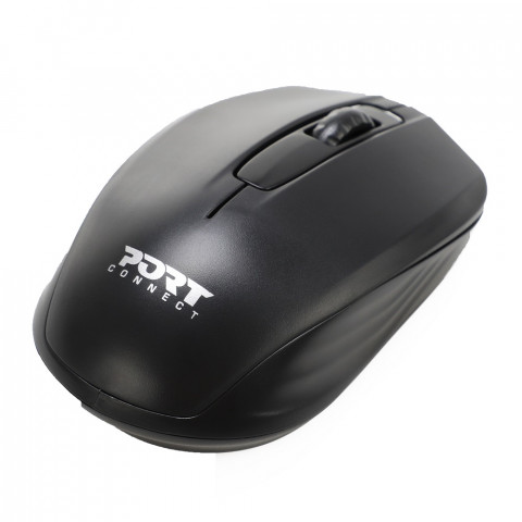 Zestaw torba + mysz PORT DESIGNS Premium Pack 501873 (Top Load; wireless; 1000 DPI; USB-C/USB-A; kolor czarny) - Galeria zdjęcie 6