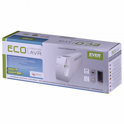 Zasilacz UPS Ever ECO PRO (1200VA) (W/EAVRTO-001K20/00) - Galeria zdjęcie 8