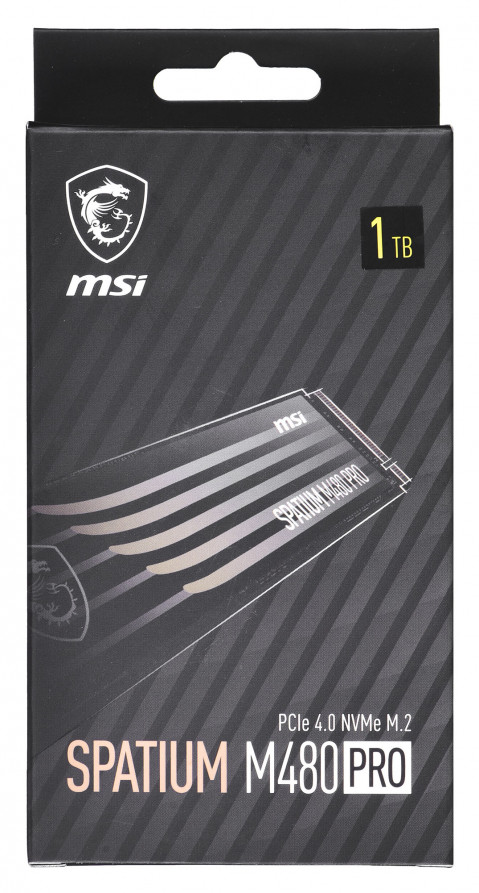 Dysk SSD MSI SPATIUM M480 PRO 1TB PCIe 4.0 NVMe M.2 (S78-440L1G0-P83) - Galeria zdjęcie 4