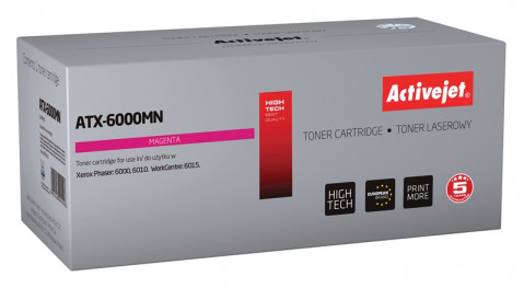 Activejet ATX-6000MN Toner do drukarki Xerox, Zamiennik Xerox 106R01632; Supreme; 1000 stron; purpurowy. - Galeria zdjęcie 1