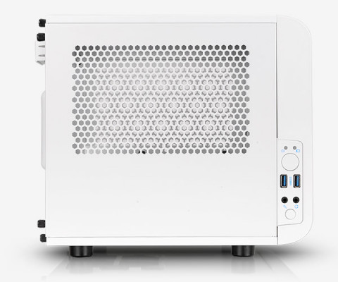 Obudowa Thermaltake Core V1 MiniITX Window-Snow Ed. - Galeria zdjęcie 5
